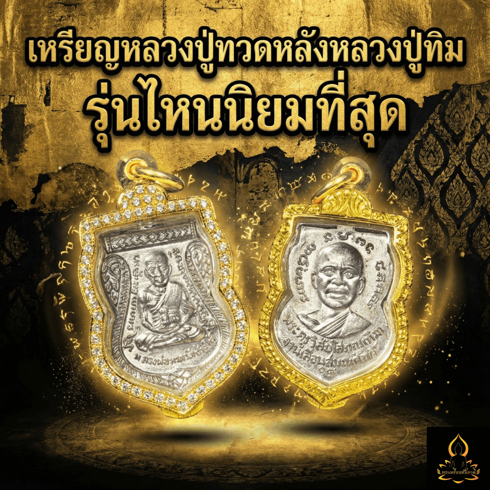 เหรียญหลวงปู่ทวดหลังหลวงปู่ทิม