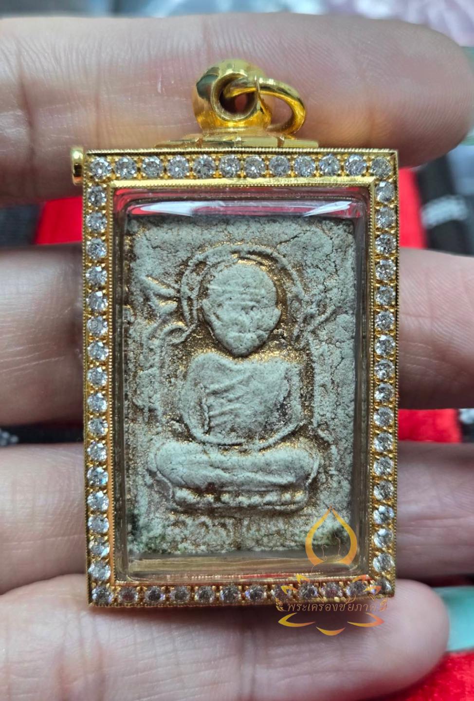 พระผงพรายกุมาร พิมพ์เศียรโต หลวงปู่ทิม วัดละหารไร่