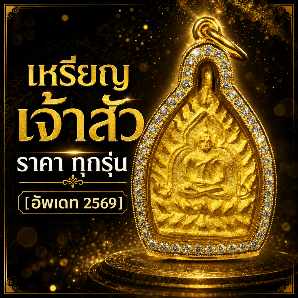 ราคาเหรียญเจ้าสัว เปรียบเทียบ