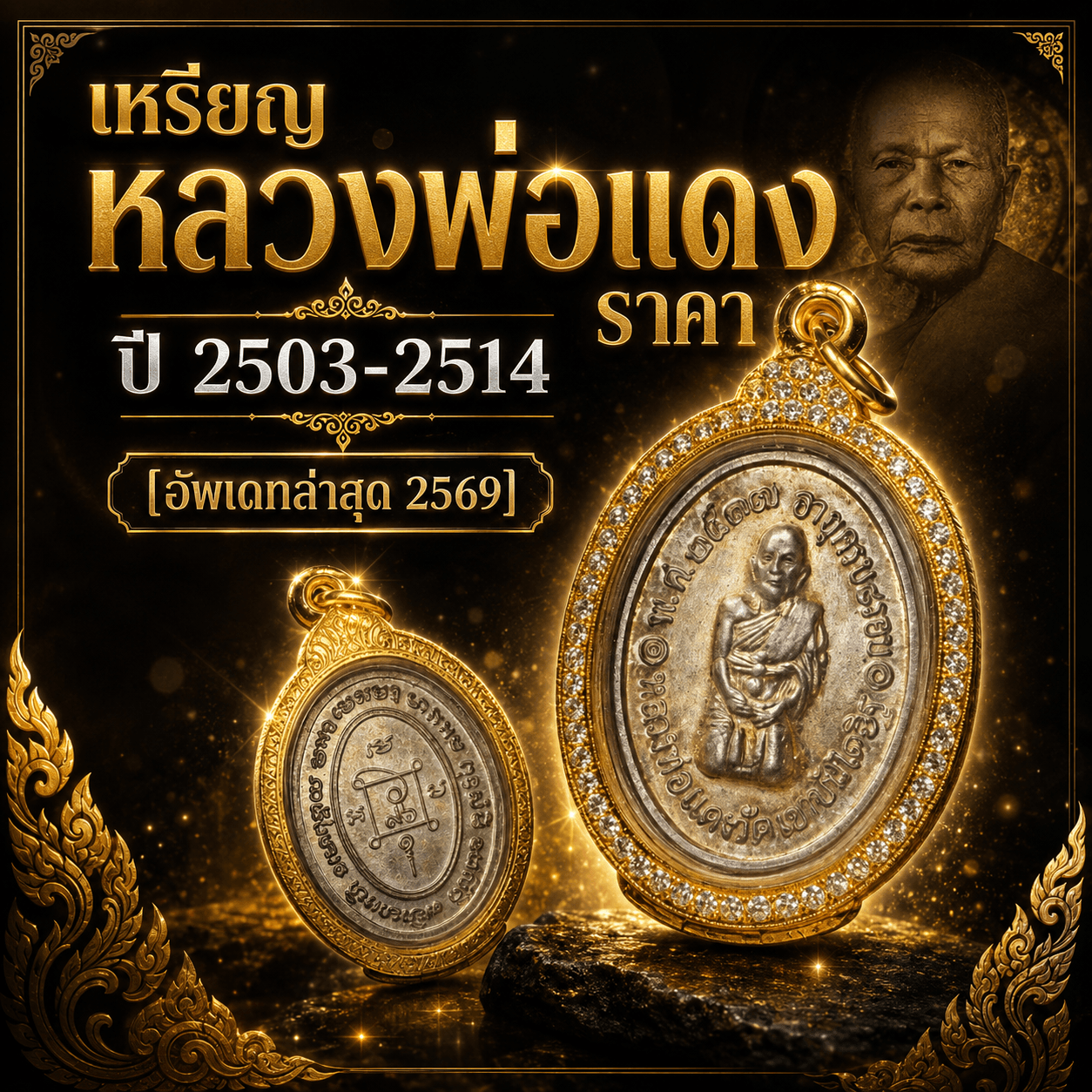 เหรียญหลวงพ่อแดง ราคา ปี 2503-2514